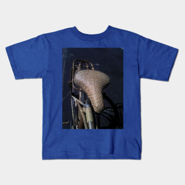 Bicycle saddle Kids T-Shirt by walter festuccia